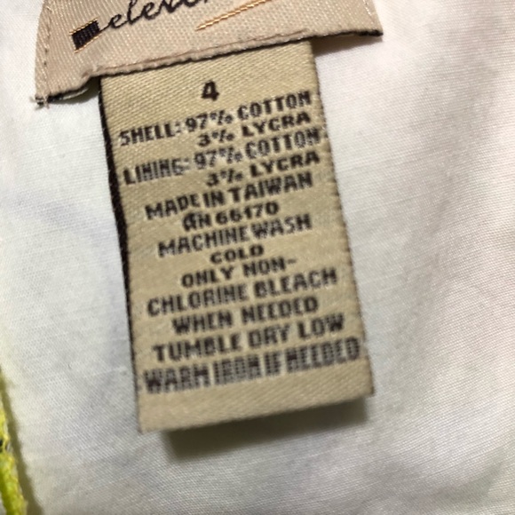 Elevenses Yellow Hawaiian Print Strapless Dress🌺 - Picture 8 of 8